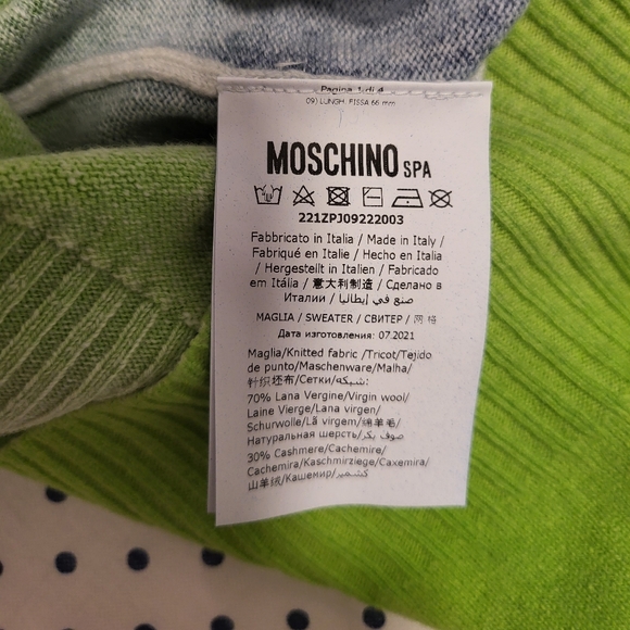 MOSCHINO Dégradé Emoji Logo Sweater - Picture 7 of 8